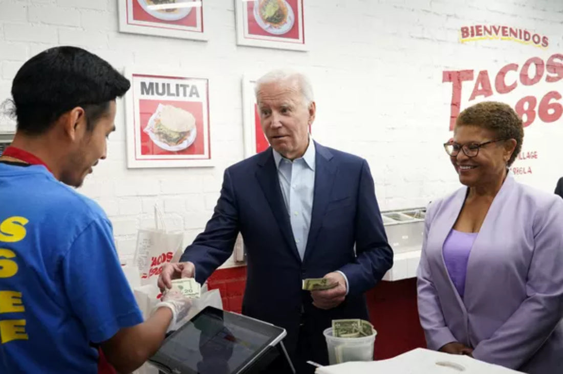 Esta es la razón por la que Joe Biden paga cuatro veces el precio de sus tacos