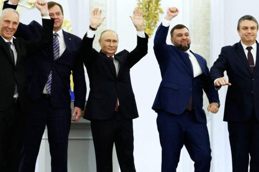 Guerra en Ucrania: ¡La victoria será nuestra!, Vladimir Putin oficializa los territorios anexionados en la Plaza Roja